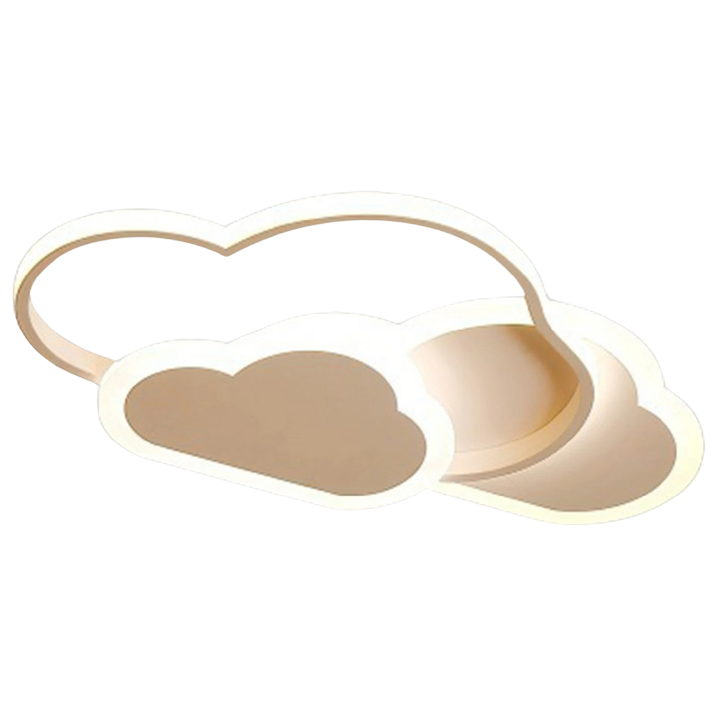 Elegantná lampa v tvare oblaku