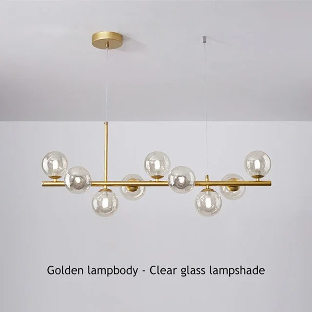 Guličková moderná lampa