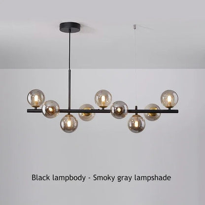 Guličková moderná lampa