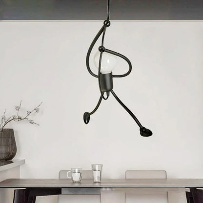 LED lampa s motívom postavičky