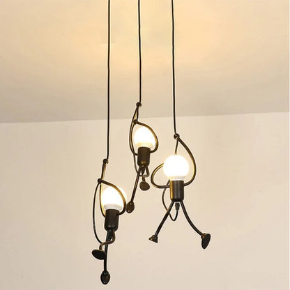 LED lampa s motívom postavičky