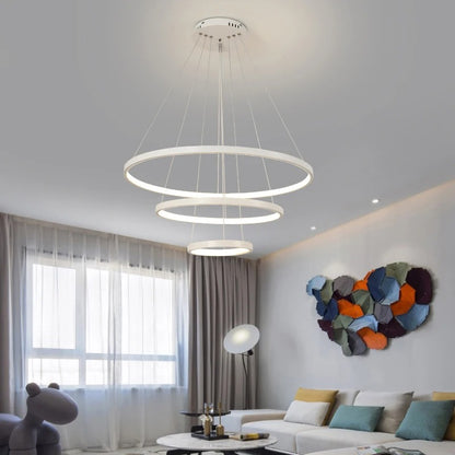 Lampa moderné kruhy
